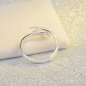 Alloy Simple Hands Hug Ring Opening