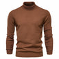 Men's Solid Color Slim Pullover