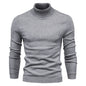 Men's Solid Color Slim Pullover