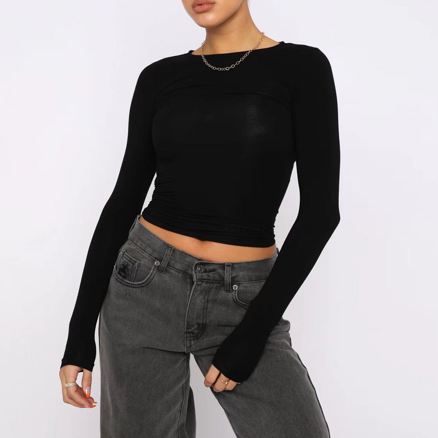 Women's Slim Long-sleeved