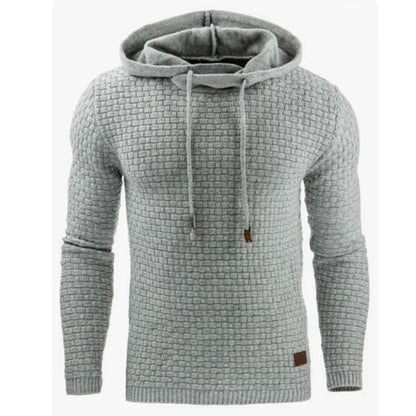 Men's Jacquard Sweater Long-sleeved Hoodie