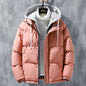 Fashion Hooded Jacket Men Winter Windproof